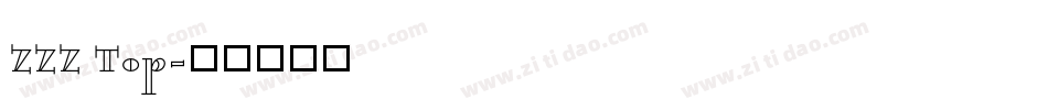 ZZZ Top字体转换